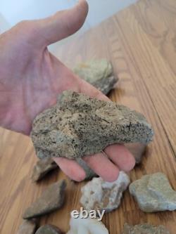 Silver Rabbit Native American Indian Stone Effigy Rock Art, Artifacts, Tools