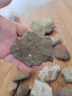 Silver Rabbit Native American Indian Stone Effigy Rock Art, Artifacts, Tools