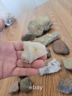 Silver Rabbit Native American Indian Stone Effigy Rock Art, Artifacts, Tools