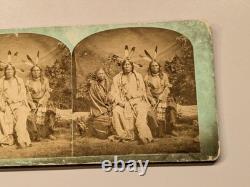 Sioux Native American Indian Stereoview Photo One Lost Medicine Black Bull