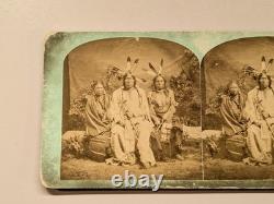 Sioux Native American Indian Stereoview Photo One Lost Medicine Black Bull