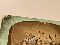 Sioux Native American Indian Stereoview Photo One Lost Medicine Black Bull