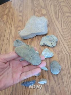 Snake, Lizard Native American Indian Stone Effigy Rock Art, Artifacts, Tools