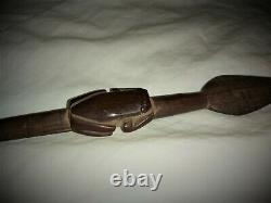 South American Embera (Choco) Tribe Shaman's Magic Frog Stick. Early 20th cent