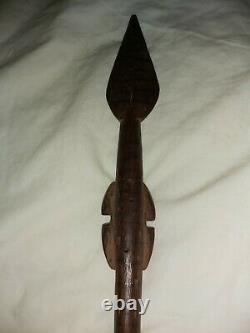 South American Embera (Choco) Tribe Shaman's Magic Frog Stick. Early 20th cent