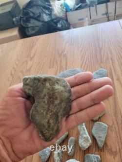 Squirrel, Coyote, Native American Indian Stone Effigy Art, Artifacts, Tools