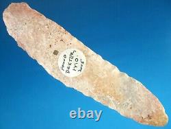 Super Fine Authentic 5 5/16 Early Archaic Knife Missouri Collection Arrowheads