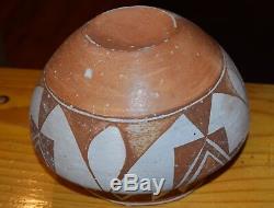 Superb Early/mid 1900's Handcoiled Old Acoma Pueblo Olla! Free Shipping