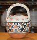 Superb Vintage Handcoiled Acoma Pueblo Basket! Mid To Early 1900's/free Shipping