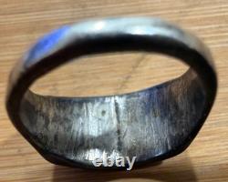 Superb Zuni Early Turquoise Channel Set Tiny Rectangular Turquoise 9.5 Y