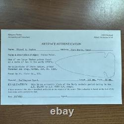 Thebes Arrowhead Burlington Chert St Clair County Illinois 1900s Perino COA G9.5