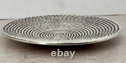 Tiffany Makers Sterling 5 3/4 Round Native American Indian Style Basket Dish