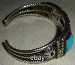 VINTAGE EARLY NAVAJO QUALITY TURQUOISE STERLING SILVER TWIST WIRE BRACELET vafo VINTAGE EARLY NAVAJO QUALITY TURQUOISE STERLING SILVER TWIST WIRE BRACELET vafo