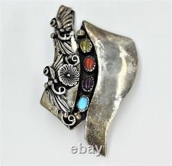 Verdy Jake Native American Sterling Silver Brooch/pin Important Early Piece Rare