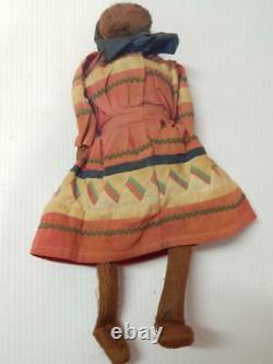 Very Early Antique Male Doll Seminole Indian Tribe Florida Vintage Miccosukie