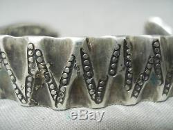 Very Early Ingot Silver Navajo Snake Bracelet