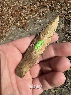 Very Nice Ancient Authentic Nebo Hill Arrowhead From Missouri