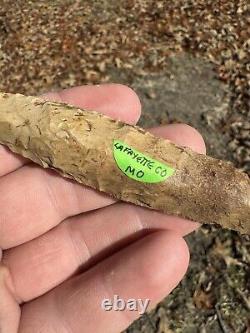 Very Nice Ancient Authentic Nebo Hill Arrowhead From Missouri