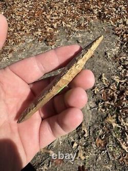 Very Nice Ancient Authentic Nebo Hill Arrowhead From Missouri