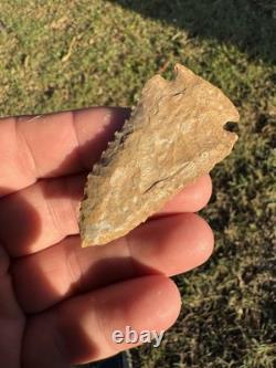Very Nice Ancient Authentic Pinetree Arrowhead From North East Mississippi