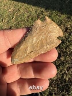 Very Nice Ancient Authentic Pinetree Arrowhead From North East Mississippi