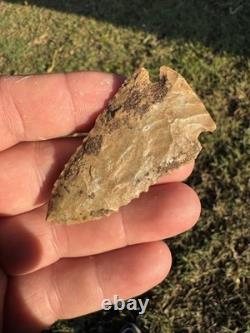 Very Nice Ancient Authentic Pinetree Arrowhead From North East Mississippi
