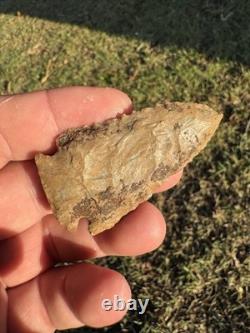 Very Nice Ancient Authentic Pinetree Arrowhead From North East Mississippi