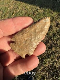 Very Nice Ancient Authentic Pinetree Arrowhead From North East Mississippi