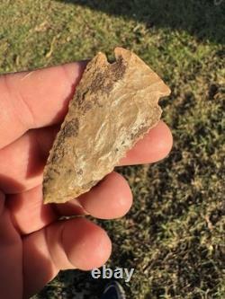 Very Nice Ancient Authentic Pinetree Arrowhead From North East Mississippi
