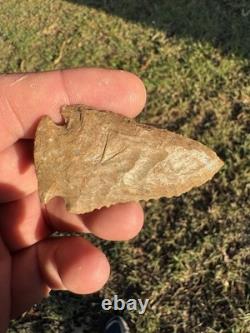 Very Nice Ancient Authentic Pinetree Arrowhead From North East Mississippi