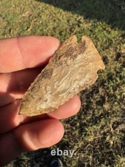 Very Nice Ancient Authentic Pinetree Arrowhead From North East Mississippi