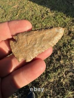 Very Nice Ancient Authentic Pinetree Arrowhead From North East Mississippi