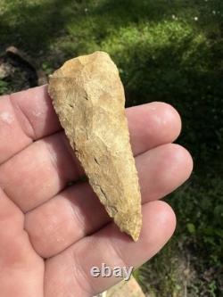 Very Nice Ancient Authentic Raw Gravel Chert Cobbs Arrowhead From NEMississippi Very Nice Ancient Authentic Raw Gravel Chert Cobbs Arrowhead From NEMississippi
