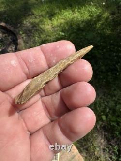 Very Nice Ancient Authentic Raw Gravel Chert Cobbs Arrowhead From NEMississippi