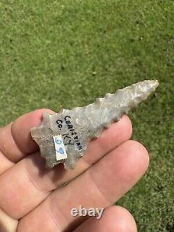 Very Nice Ancient Authentic Sonora Kirk Arrowhead From Kentucky