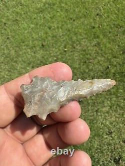 Very Nice Ancient Authentic Sonora Kirk Arrowhead From Kentucky