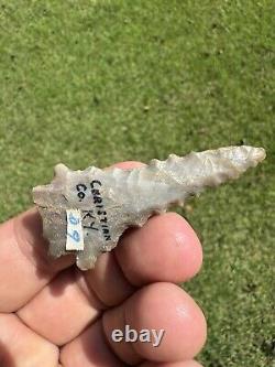 Very Nice Ancient Authentic Sonora Kirk Arrowhead From Kentucky