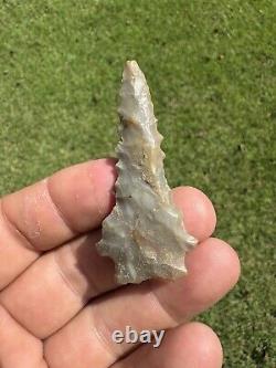 Very Nice Ancient Authentic Sonora Kirk Arrowhead From Kentucky