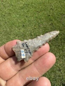 Very Nice Ancient Authentic Sonora Kirk Arrowhead From Kentucky