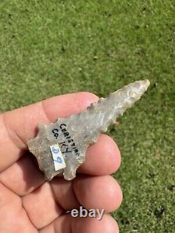 Very Nice Ancient Authentic Sonora Kirk Arrowhead From Kentucky