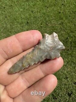 Very Nice Ancient Authentic Sonora Kirk Arrowhead From Kentucky