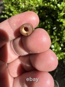 Very Nice Rare Ancient Authentic Claystone Bead From North Mississippi