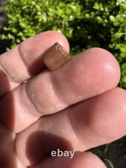 Very Nice Rare Ancient Authentic Claystone Bead From North Mississippi
