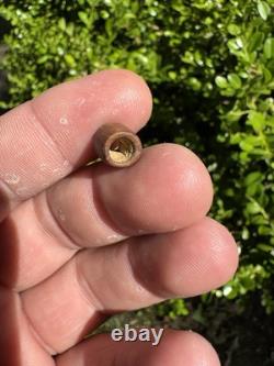Very Nice Rare Ancient Authentic Claystone Bead From North Mississippi