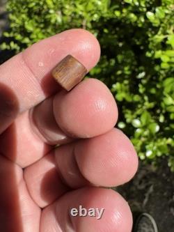 Very Nice Rare Ancient Authentic Claystone Bead From North Mississippi