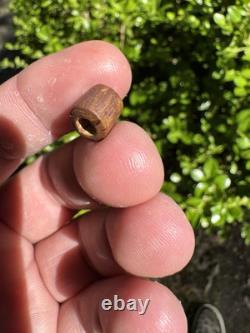 Very Nice Rare Ancient Authentic Claystone Bead From North Mississippi