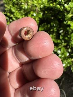 Very Nice Rare Ancient Authentic Claystone Bead From North Mississippi