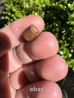 Very Nice Rare Ancient Authentic Claystone Bead From North Mississippi