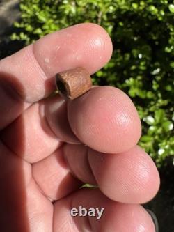 Very Nice Rare Ancient Authentic Claystone Bead From North Mississippi
