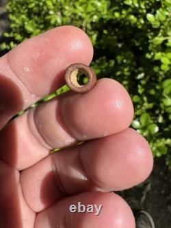 Very Nice Rare Ancient Authentic Claystone Bead From North Mississippi